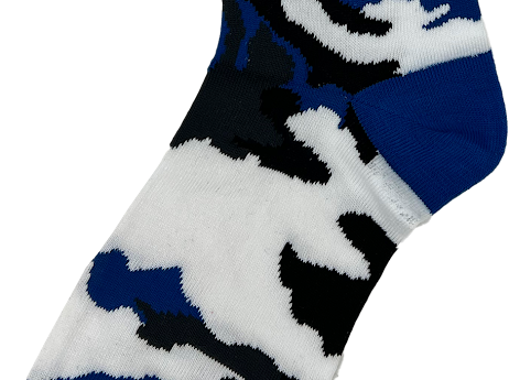 Blue Camouflage Socks