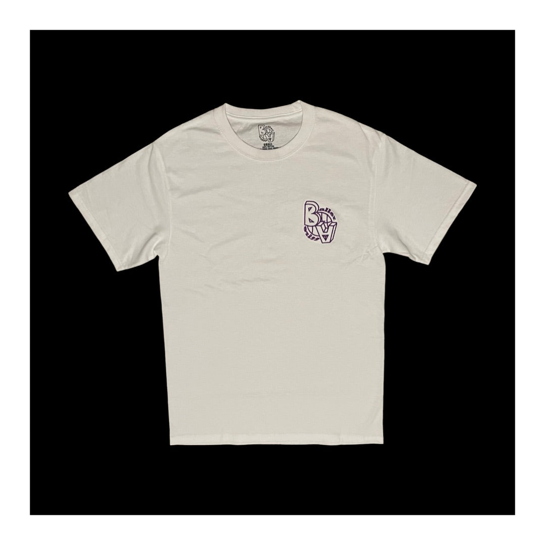 Baller Attire T-shirt White/Purple