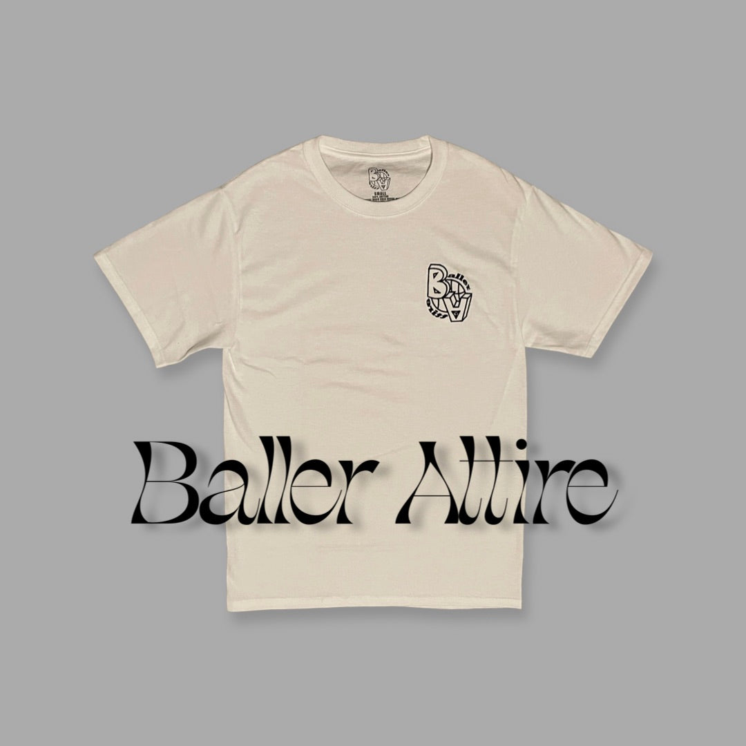 Baller Attire T-SHIRT White/Black