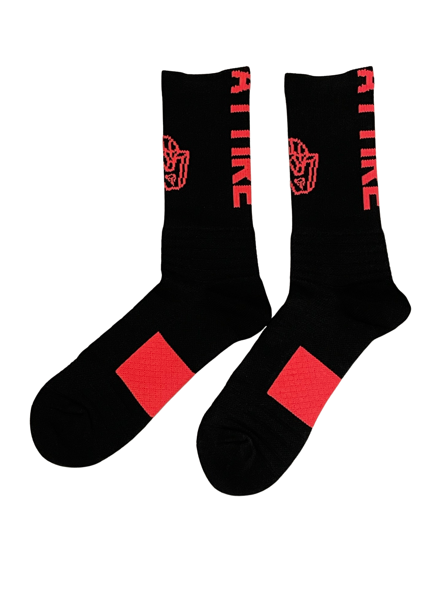 Dri-Fit Baller Attire Sport Socks Black with Pink